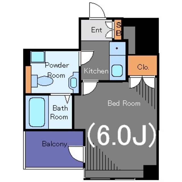 サンテミリオン茅場町リバーサイドの物件間取画像