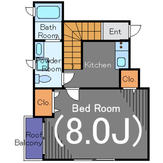 フレックス駒場の物件間取画像