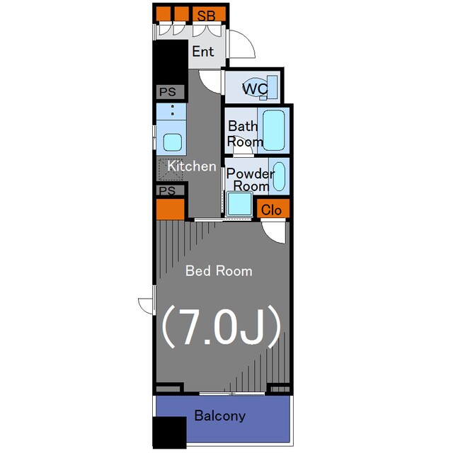 ステージグランデ新川の物件間取画像