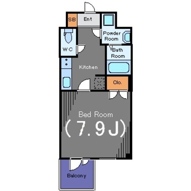 RISING STAGEの物件間取画像
