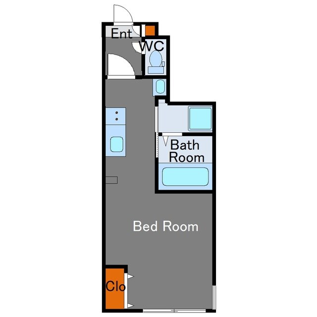 ソルナクレイシア都立大学の物件間取画像