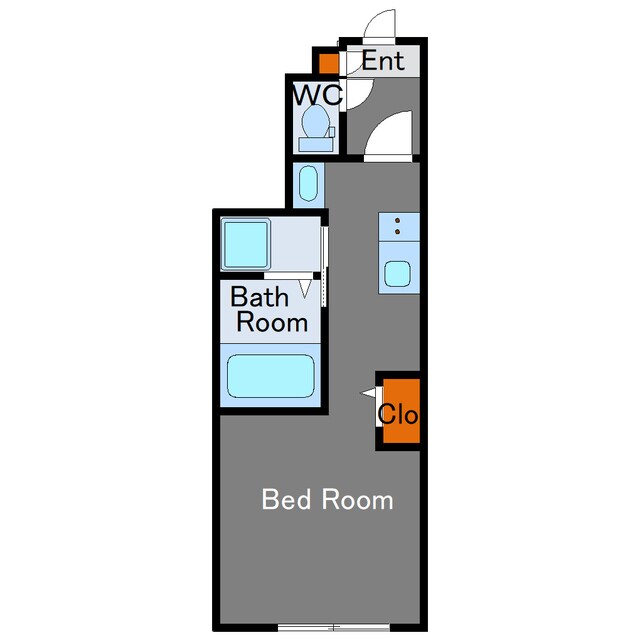 ソルナクレイシア都立大学の物件間取画像
