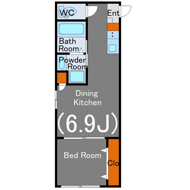 ソルナクレイシア都立大学の物件間取画像