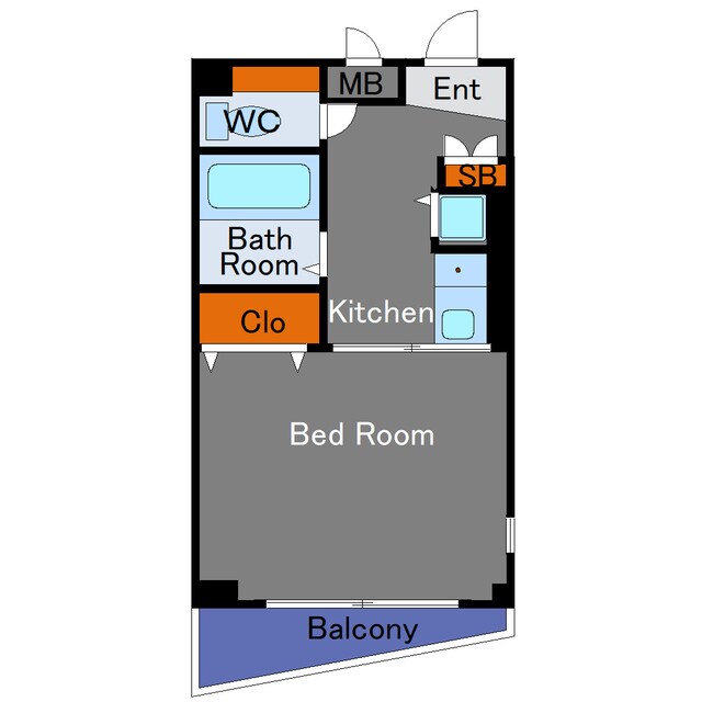 恒陽ビルの物件間取画像