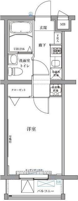 エスパシオ西高島平の物件間取画像