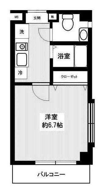 モンシャトーの物件間取画像