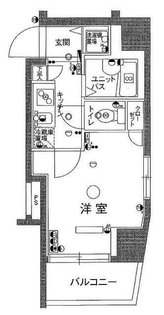 スカイコート後楽園第５の物件間取画像