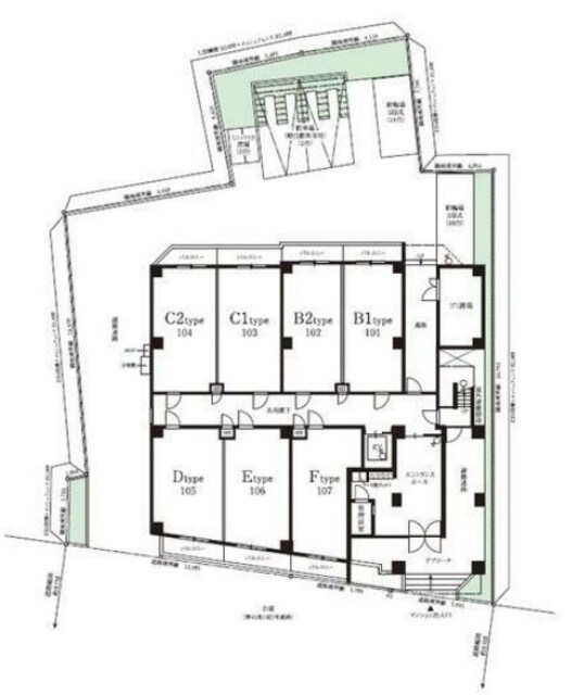 プレール・ドゥーク上中里の物件外観写真