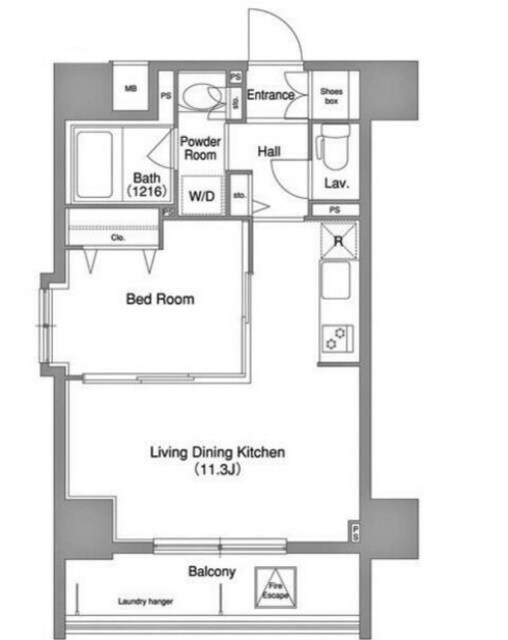 コンフォリア町屋の物件間取画像