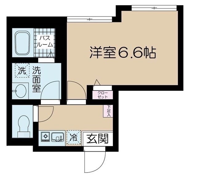 フェリーチェ方南町Aの物件間取画像