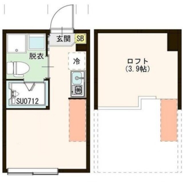 Villa Ailes 平和台の物件間取画像