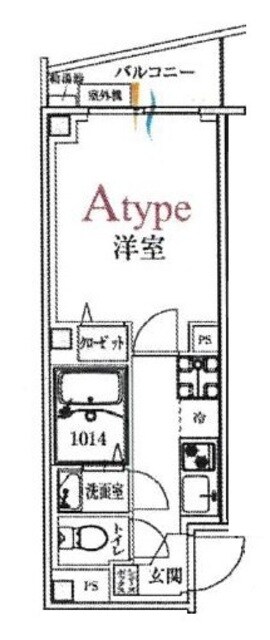 ｂCASA王子IIの物件間取画像