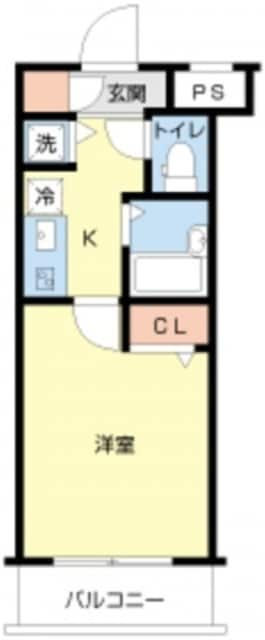 スカイコート都立家政EASTの物件間取画像