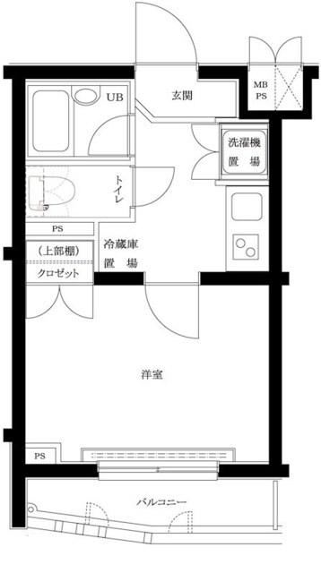 ルーブル中野坂上弐番館の物件間取画像