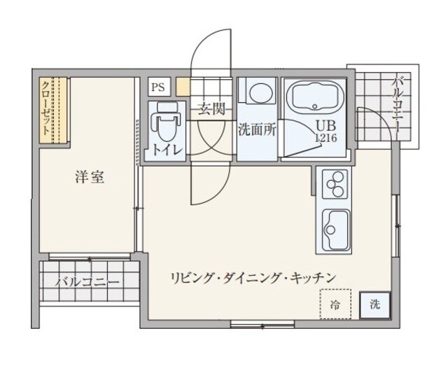 パルゼ中野三丁目の物件間取画像