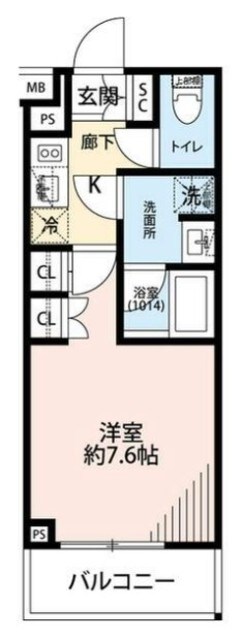 プレール・ドゥーク中野南台の物件間取画像