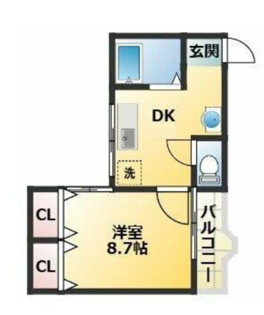 ソレイユときわⅤの物件間取画像