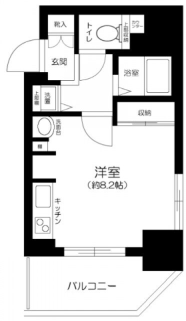 中野駅 徒歩7分 4階の物件間取画像