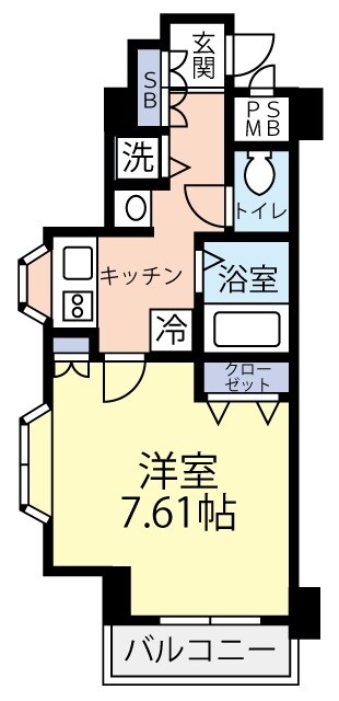 グランヴァン東中野Ⅱの物件間取画像