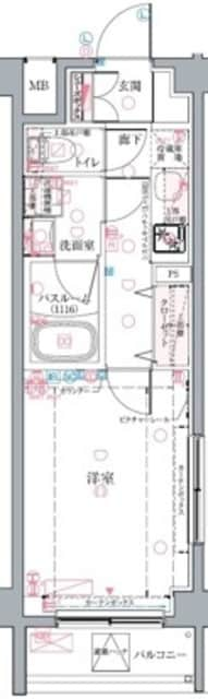 クレヴィスタ練馬桜台Ⅱの物件間取画像