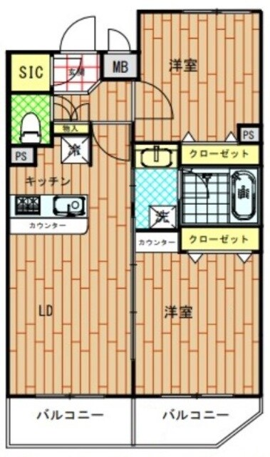 アリーチェ中野富士見町の物件間取画像