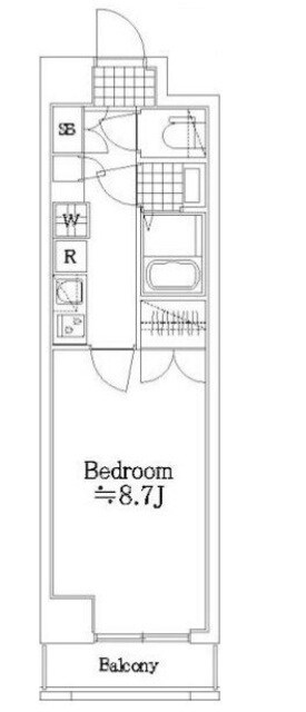パレステュディオときわ台の物件間取画像