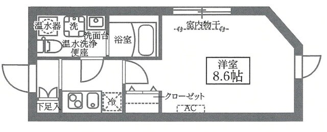 COCOCUBE東長崎の物件間取画像