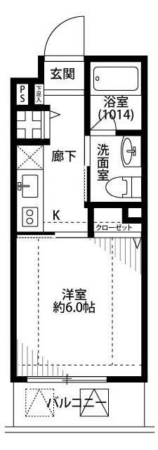 プレール・ドゥーク下井草の物件間取画像