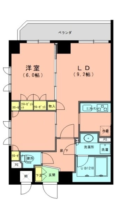 ラフィネジュ板橋駅前の物件間取画像