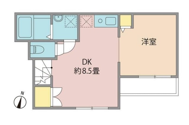 ハステラス赤羽志茂の物件間取画像