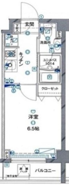 シンシティー町屋の物件間取画像