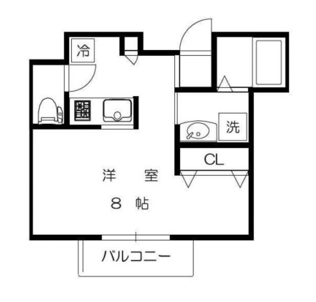 プランタン満咲の物件間取画像