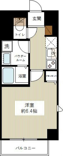 RISE NAKANOSHINBASHIの物件間取画像