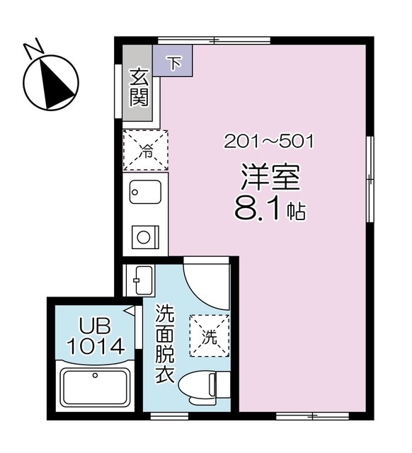 グランソレイユの物件間取画像