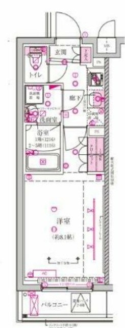 ベルシード板橋ノースの物件間取画像