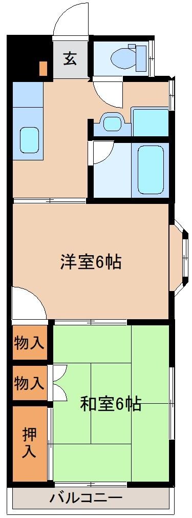 物件間取画像