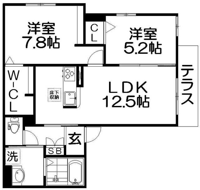 maison de sophiaの物件間取画像