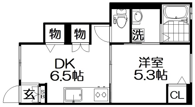 セラフィーメゾン香里園の物件間取画像