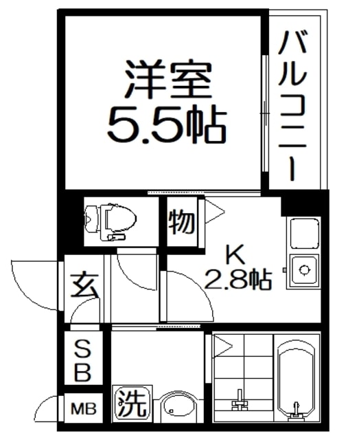 YNレジデンス枚方の物件間取画像