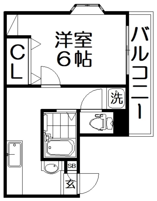 リトルハウスアスワン香里の物件間取画像