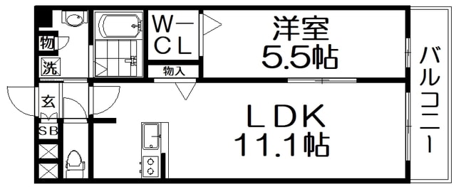 Syan Cubeの物件間取画像