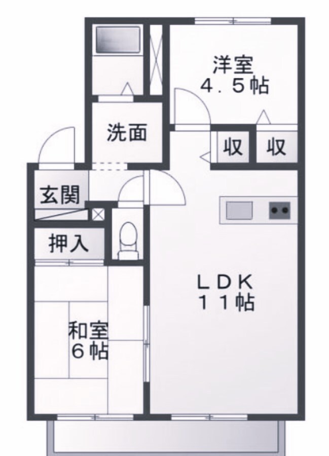 ディアス錦が丘の物件間取画像