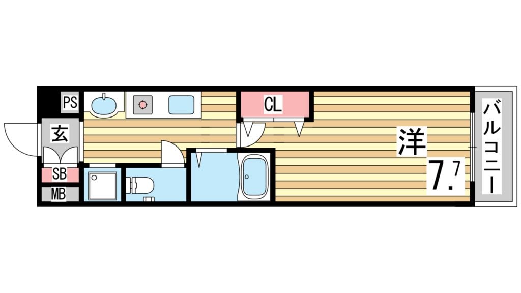 STATION COURT NORTHの物件間取画像