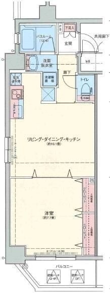 ロアール神戸住吉の物件間取画像