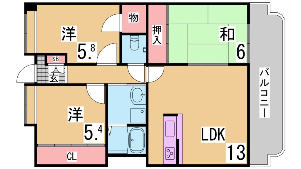 伊川谷駅 バス9分  伊川谷インター前下車：停歩1分 4階の物件間取画像