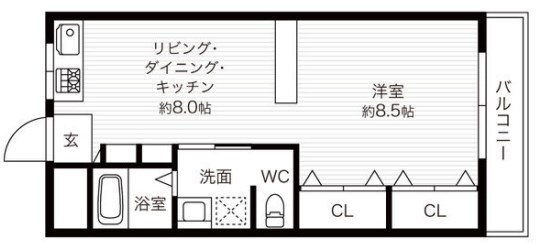 高速神戸駅 徒歩1分 3階の物件間取画像