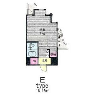 灘駅 徒歩2分 8階の物件間取画像