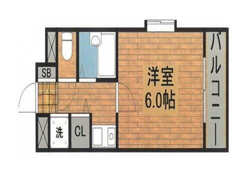 三ノ宮駅 徒歩9分 3階の物件間取画像