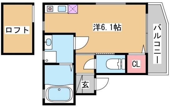 KARIN長楽町の物件間取画像