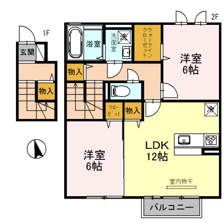 西明石駅 徒歩20分 1階の物件間取画像